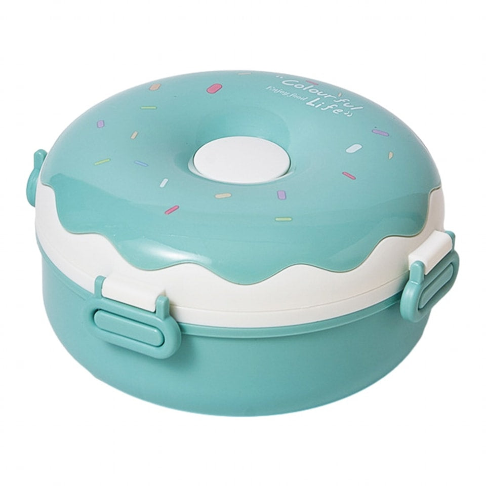 Compact Dounut Lunch Box