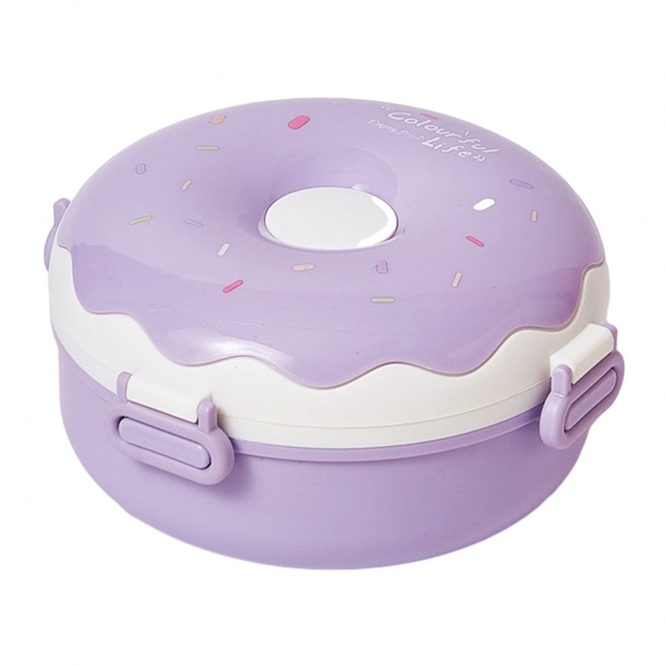 Compact Dounut Lunch Box