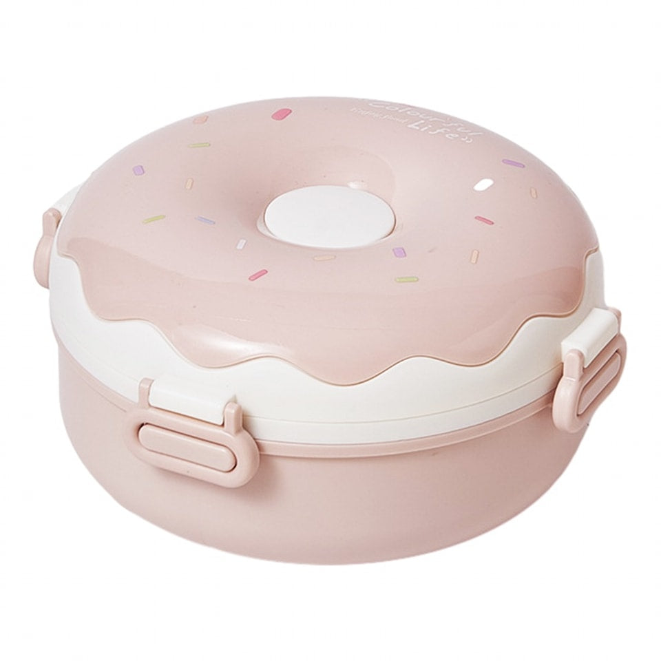 Compact Dounut Lunch Box