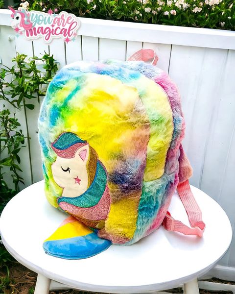 Unicorn plush bag