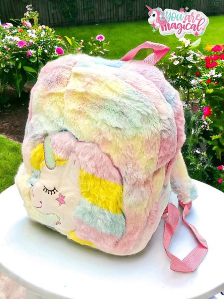 Unicorn plush bag