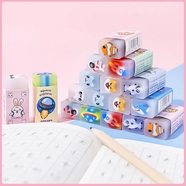Tochain Sea world & Astronaut erasers