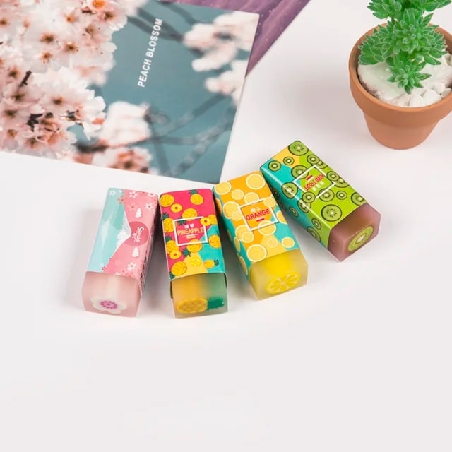 Tochain® Sakura & Fruit erasers
