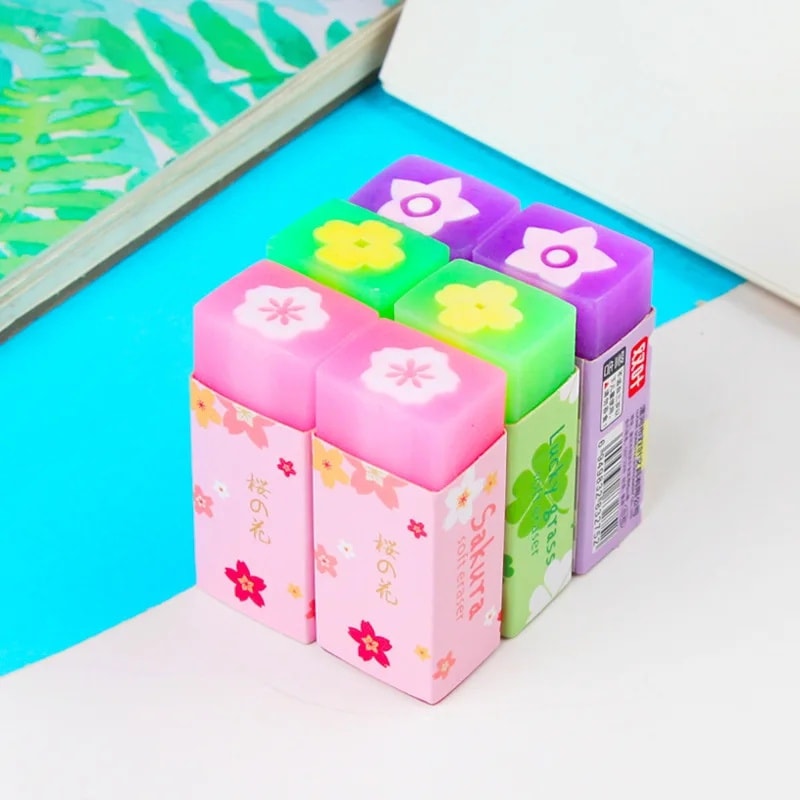 Tochain Sakura erasers