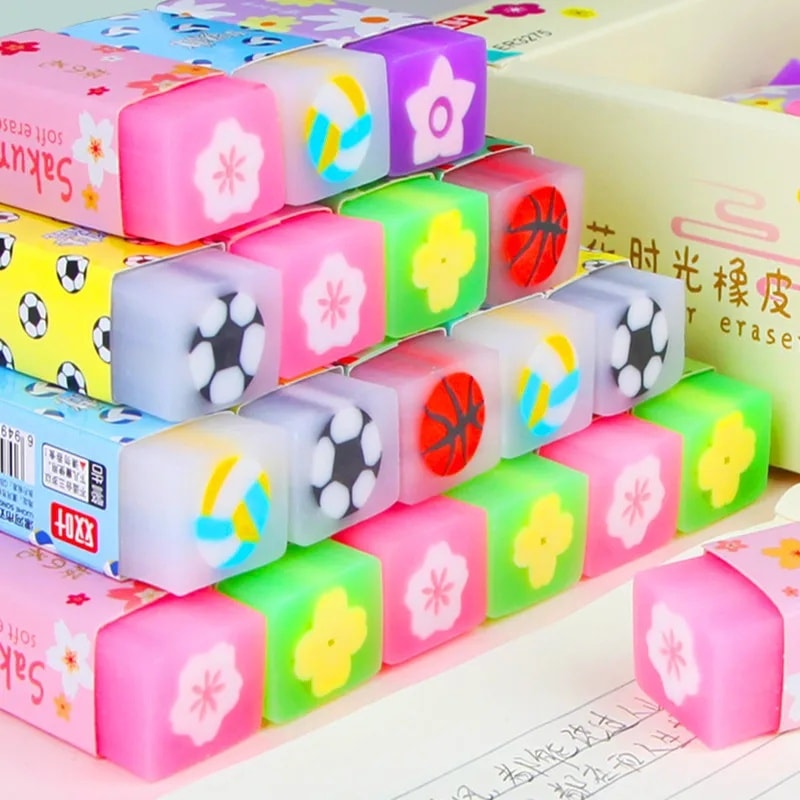 Tochain Sakura erasers