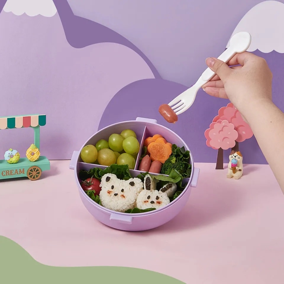 Compact Dounut Lunch Box