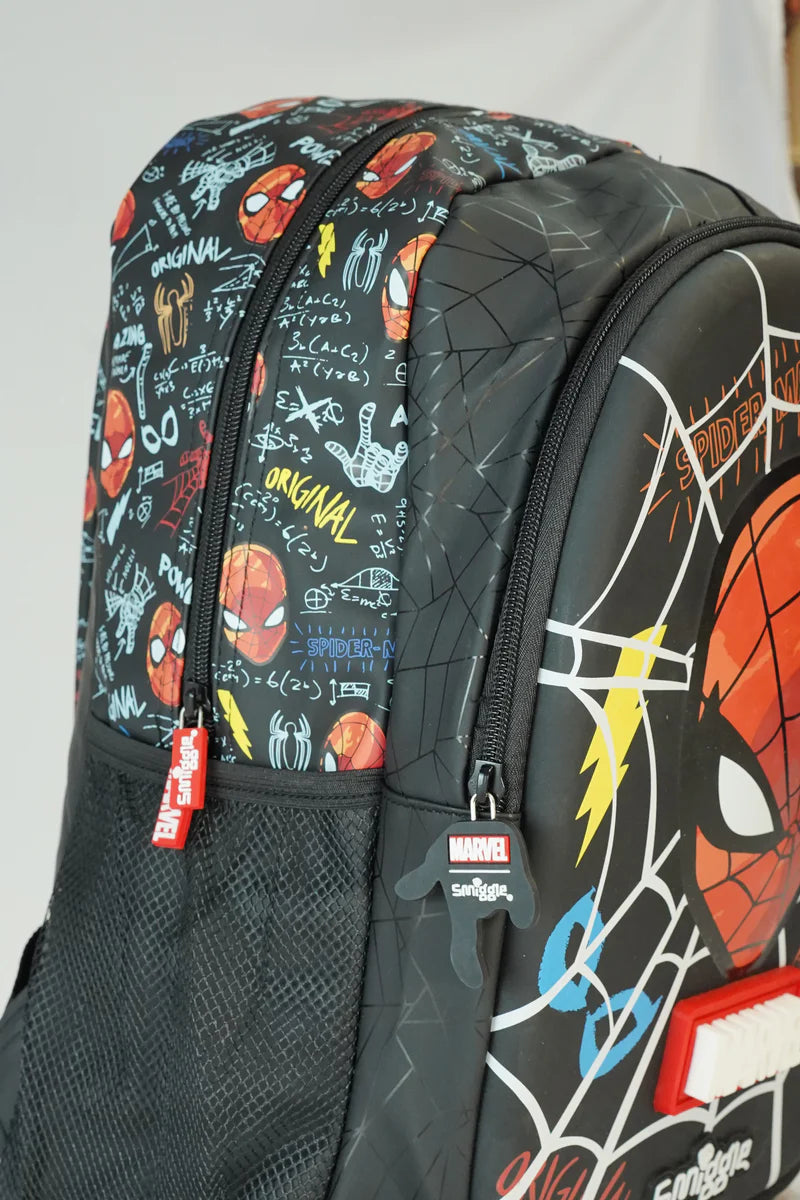 Original Smiggle Spiderman School Bagpack For Grade 1 To Grade 4 Kids