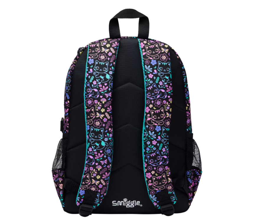 Smiggle Black Eclipse Backpack