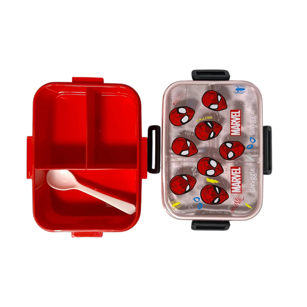 Spiderman Bpa Free 3 partition Lunch Box