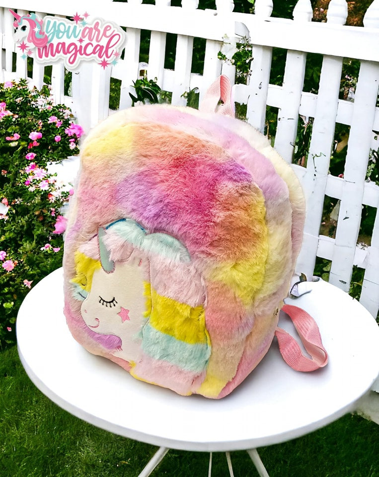 Unicorn plush bag