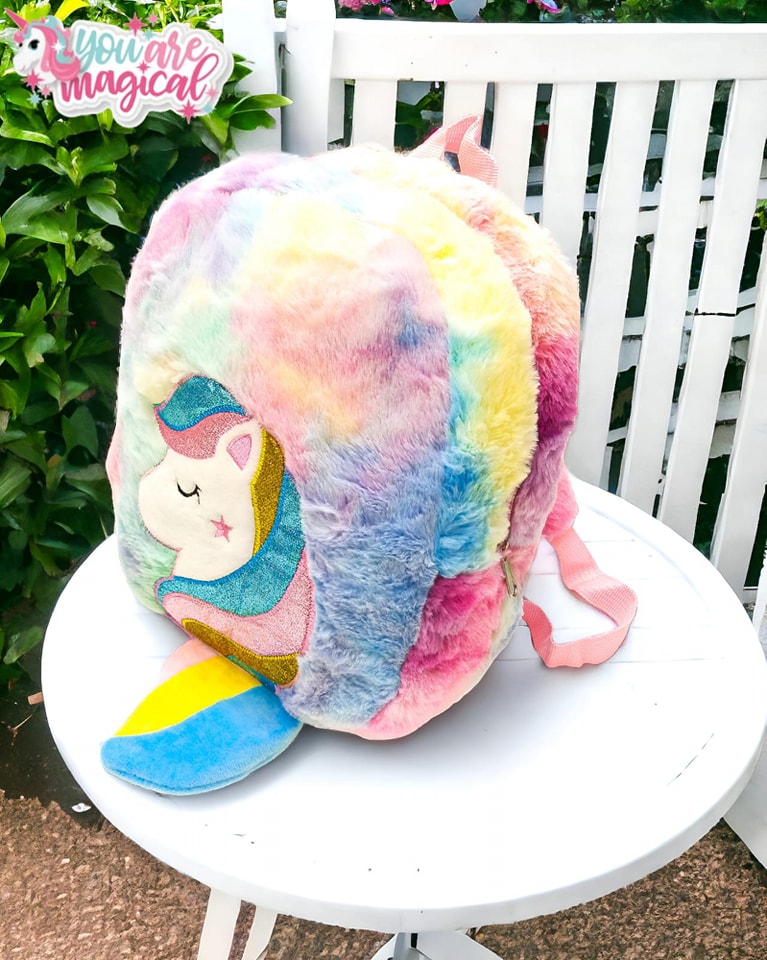 Unicorn plush bag