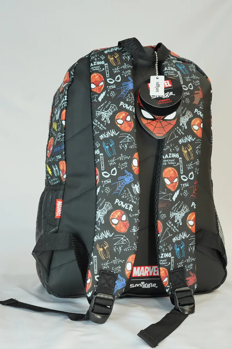 Original Smiggle Spiderman School Bagpack For Grade 1 To Grade 4 Kids