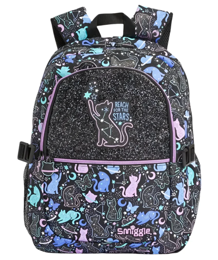 Smiggle Black Cat Backpack